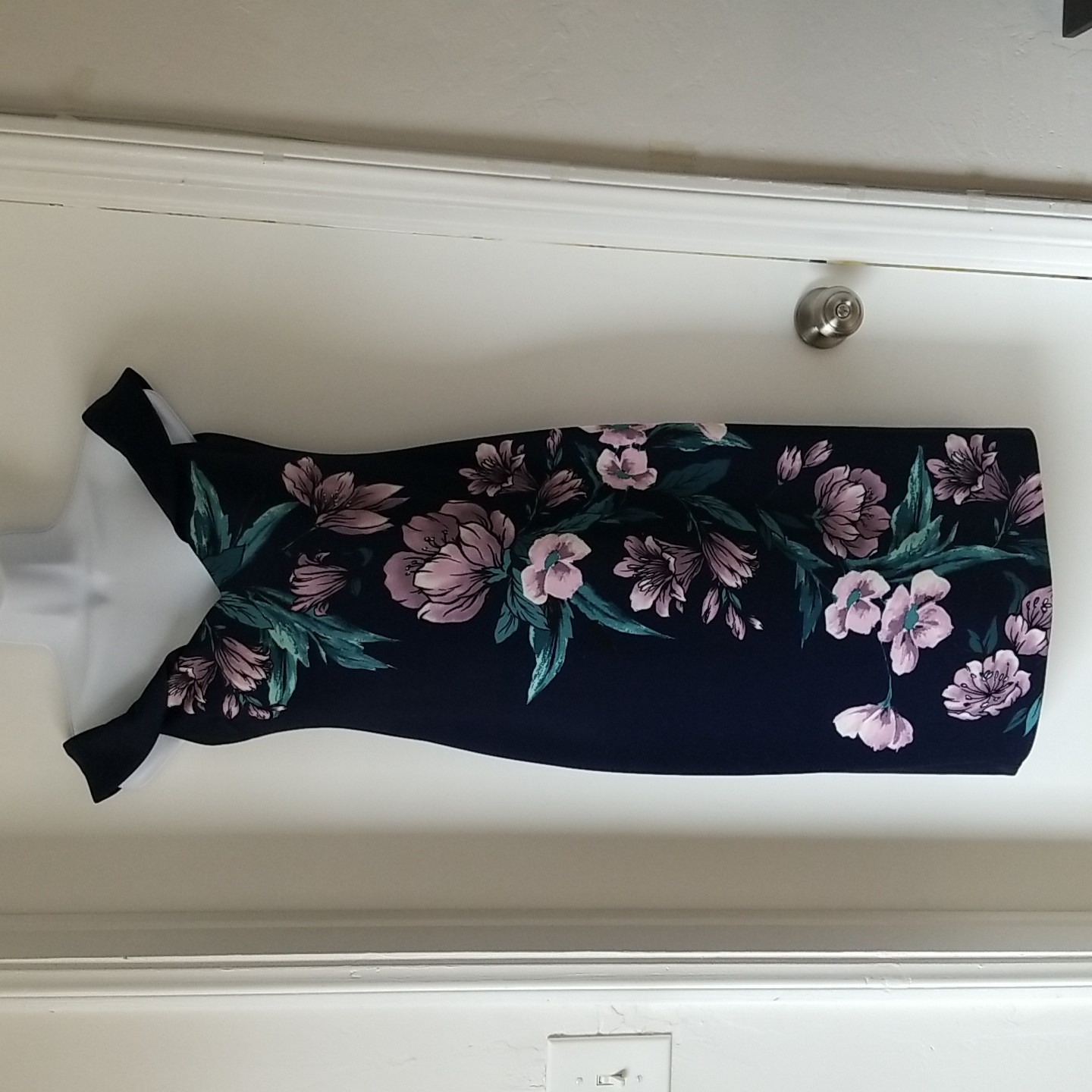 Xscape Flower Print Dress